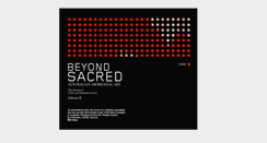 Desktop Screenshot of beyondsacred.com